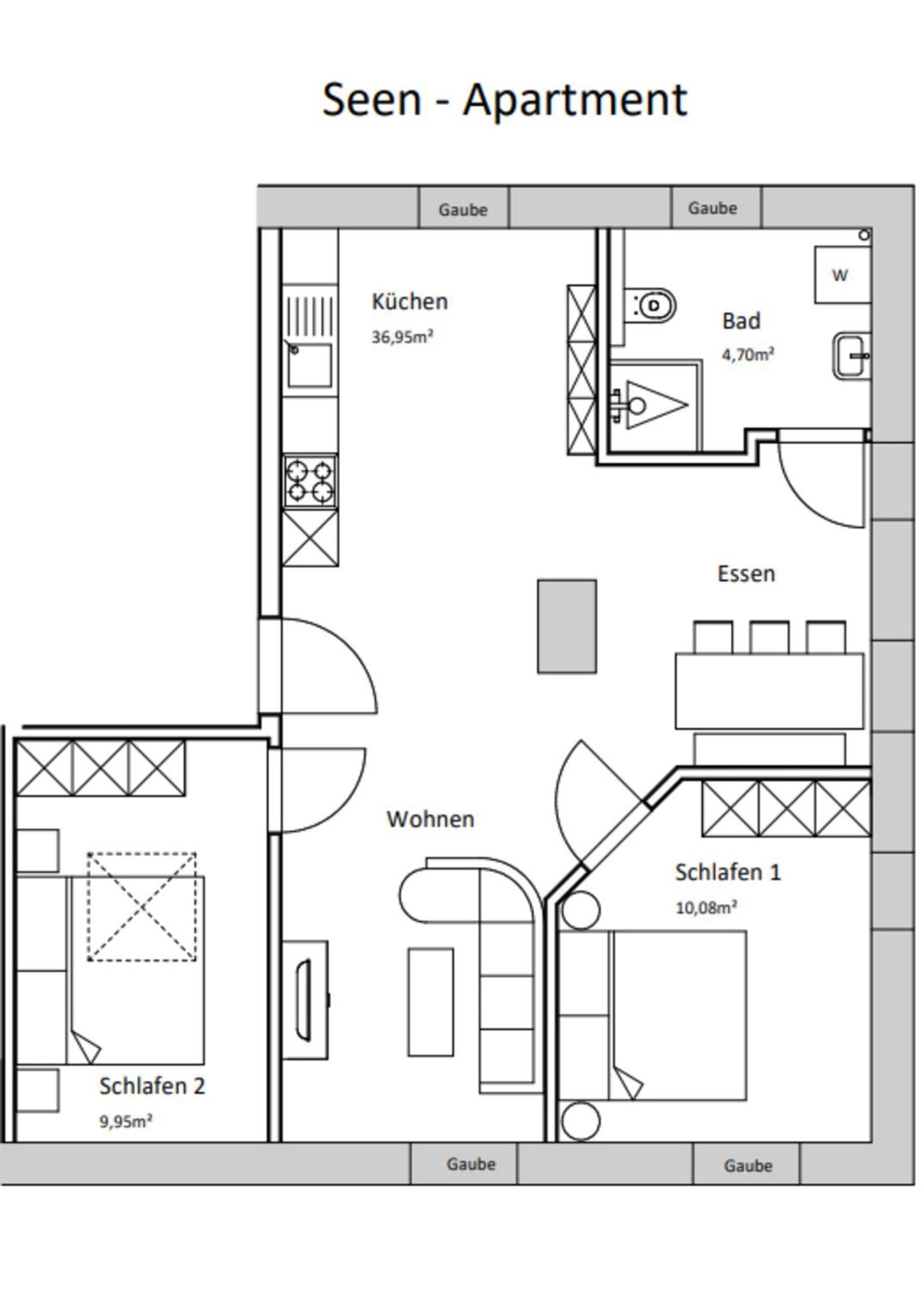 Seen-Apartment Im Herrenhaus Rheinblick Xanten Esterno foto
